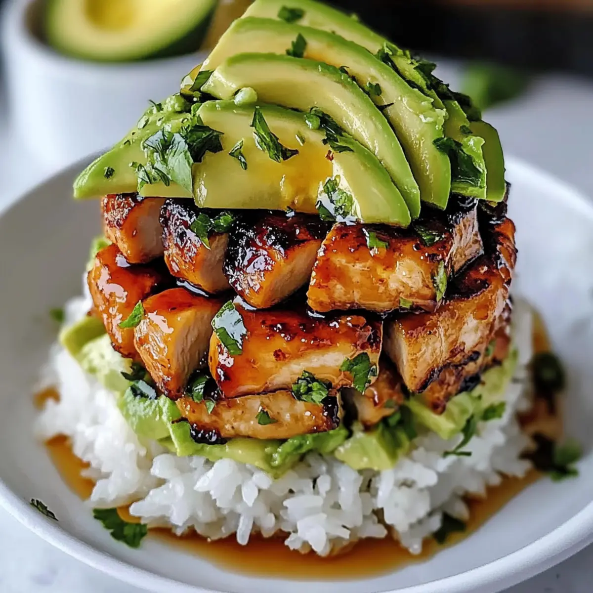 Honey Lime Chicken & Avocado Rice