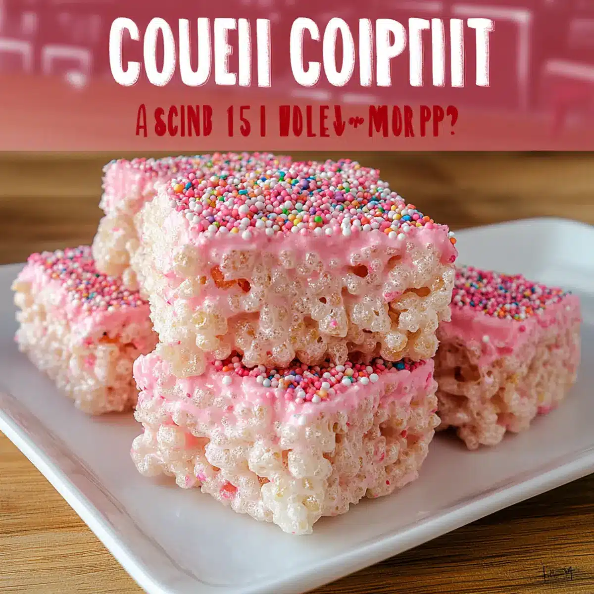 Cotton Candy Rice Krispie Treats