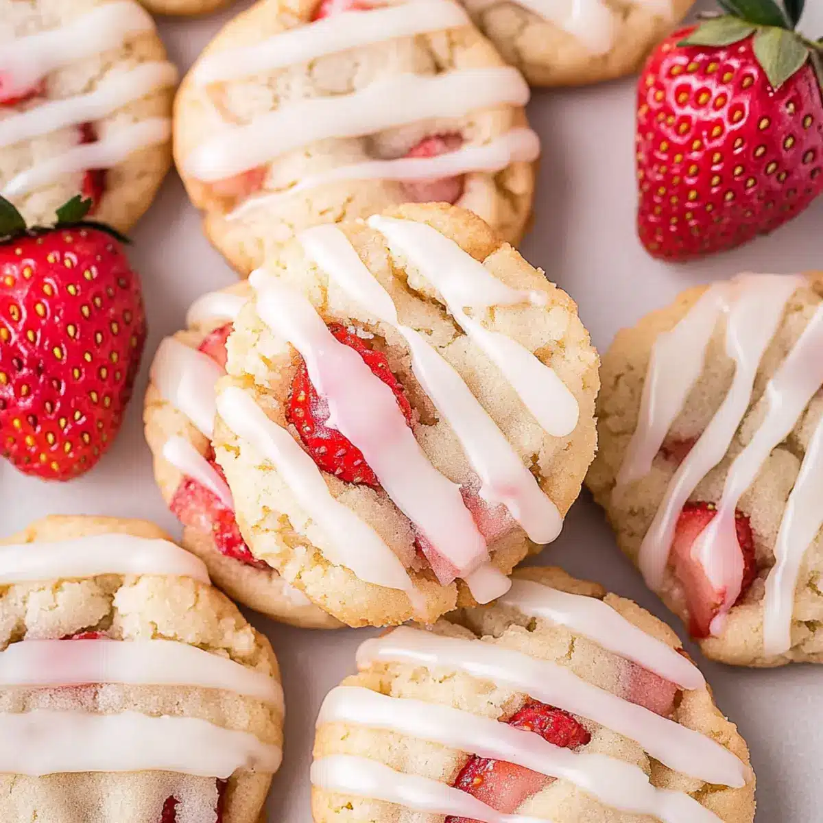 Strawberry Shortcake Cookies