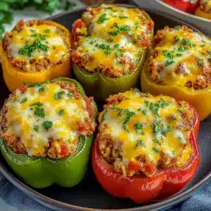 Healthy Stuffed Bell Peppers