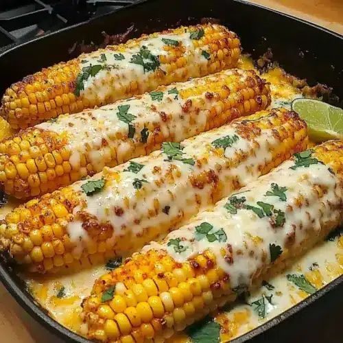 Spicy Creamy Cajun Corn Cob