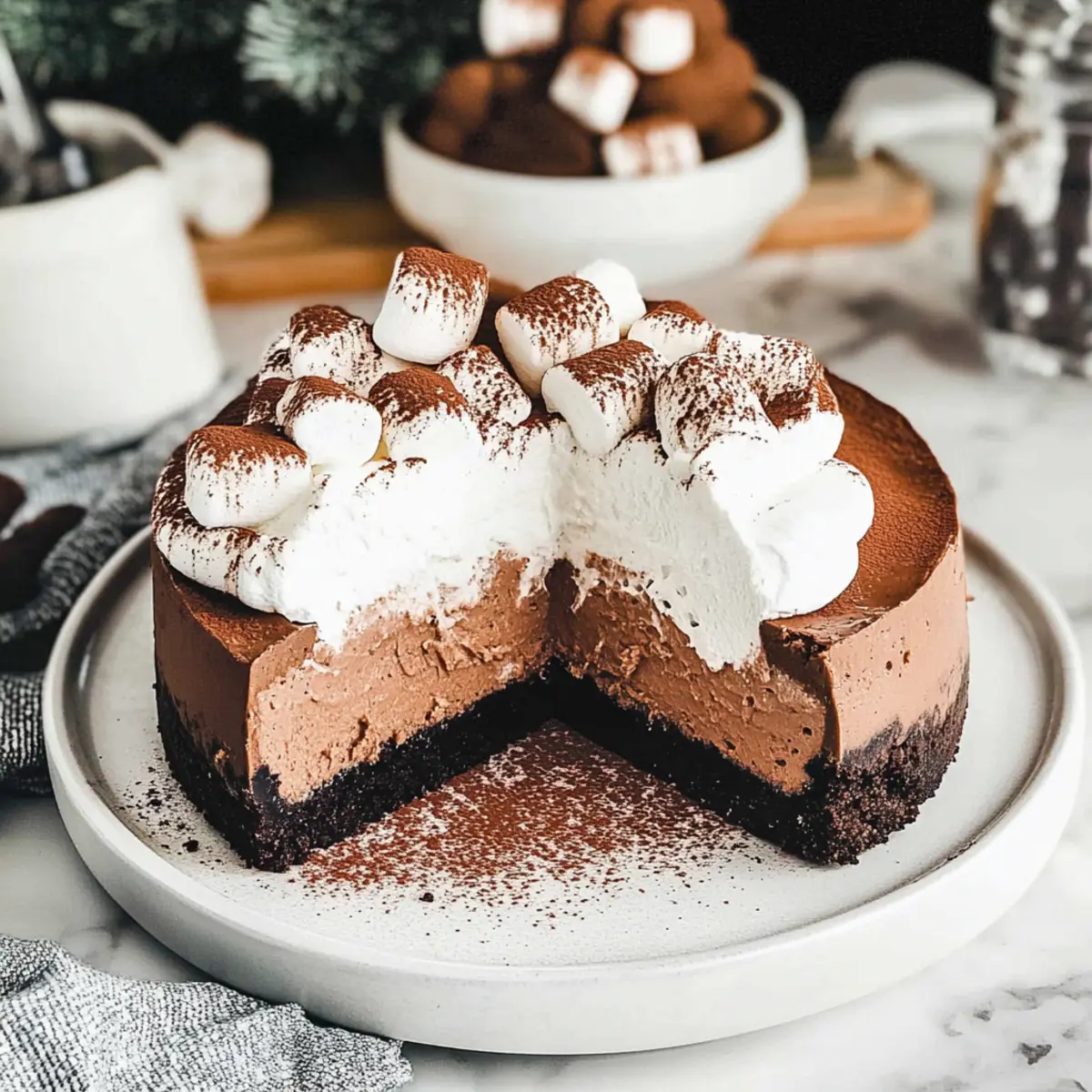 Hot Chocolate Cheesecake