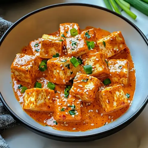Spicy Tofu with Creamy Coconut Sauce Recipe