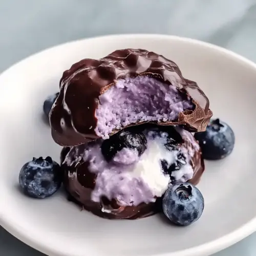 Frozen Blueberry Yogurt Clusters