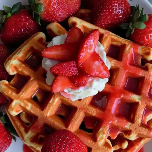 Strawberry Waffles Recipe