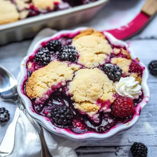 Sugar Cookie Berry Cobbler