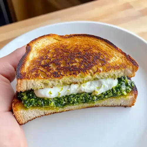 Melty Burrata Grilled Cheese Sandwich