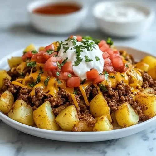 Cheesy Taco Potatoes