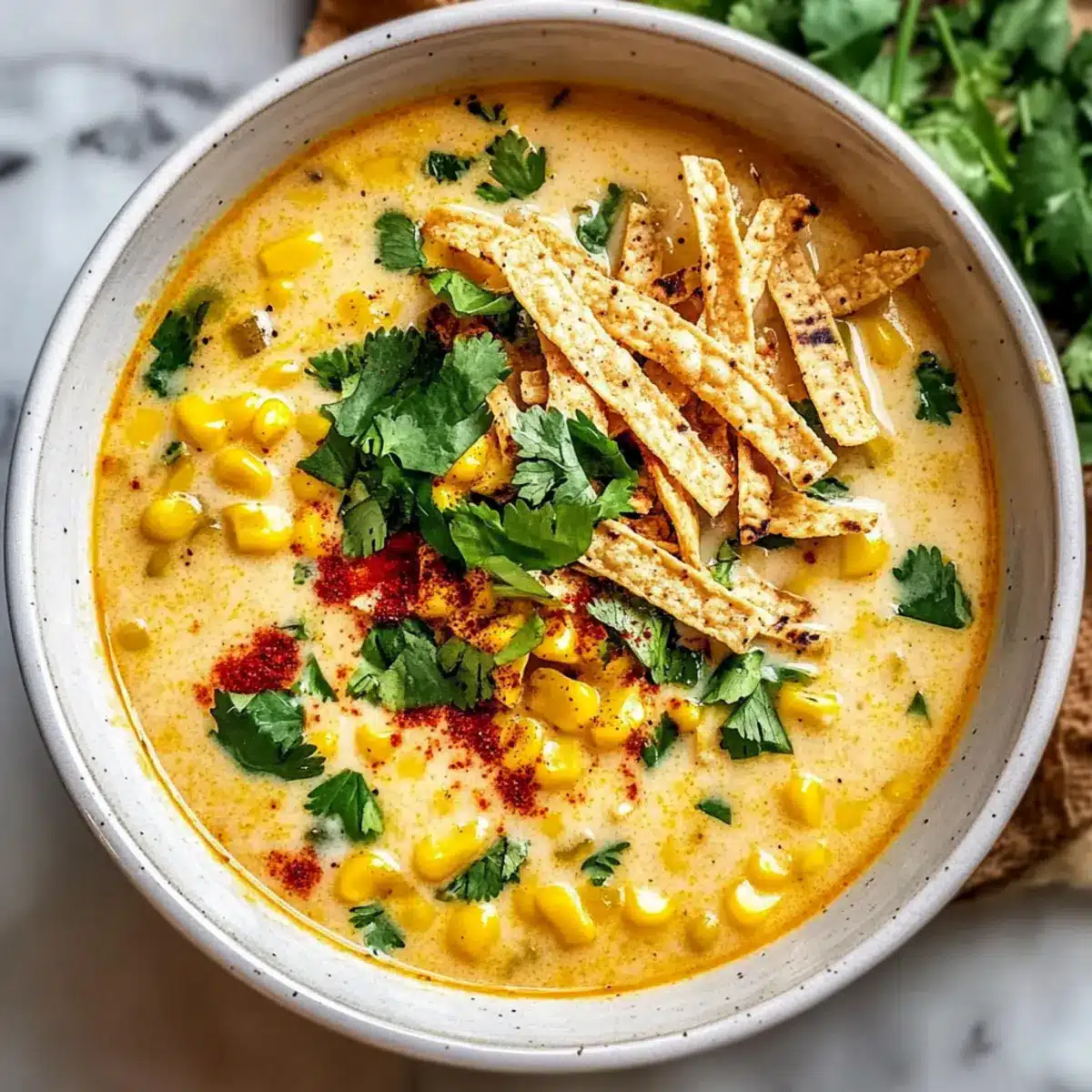Mexican Street Corn Soup