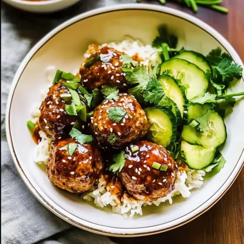 Sesame Ginger Meatballs